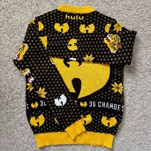 🔴Wu-Tang Sweater Size Small Hulu x WuTang Collab Xmas Christmas Method Man Gza